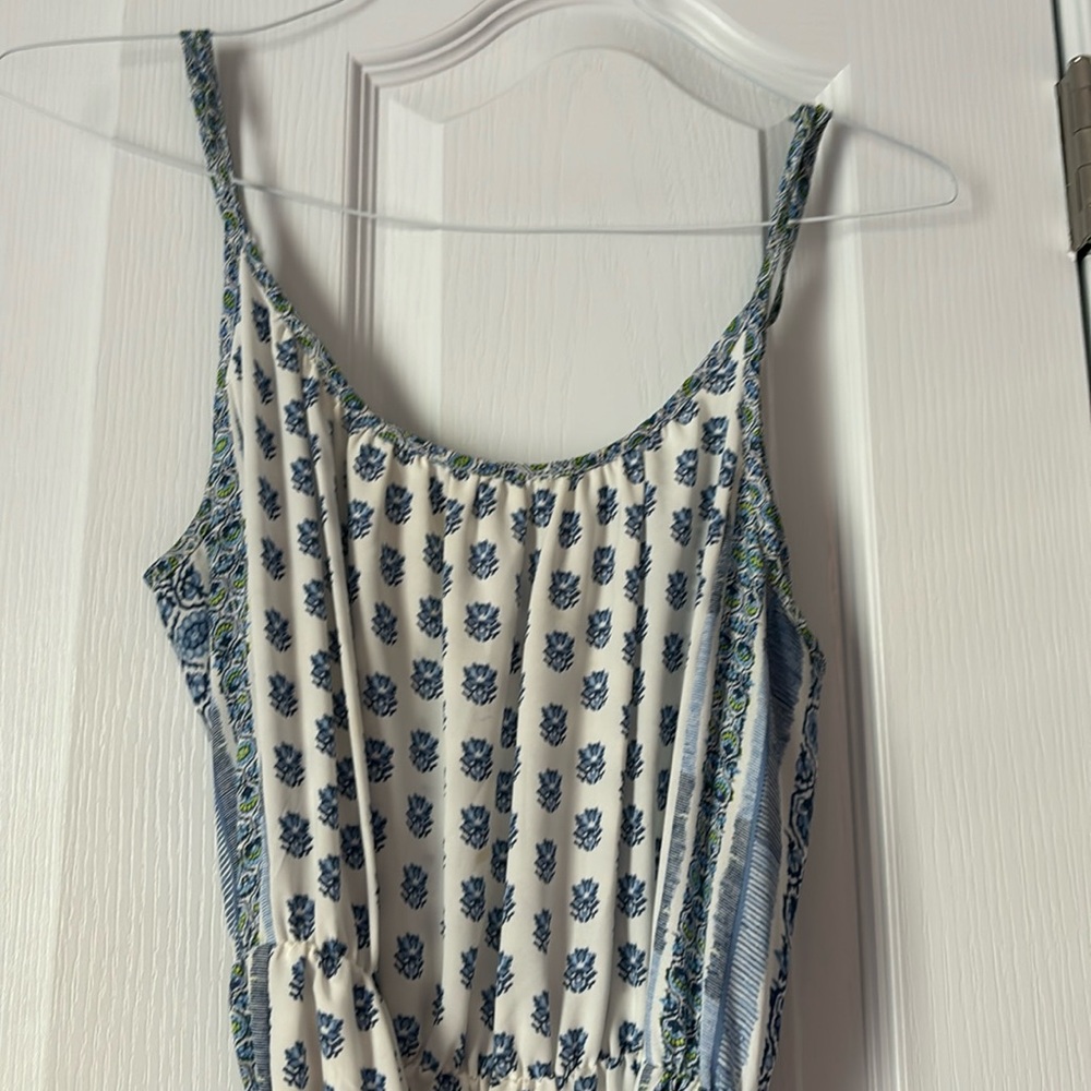 Gap floral, spaghetti-strapped maxi dress